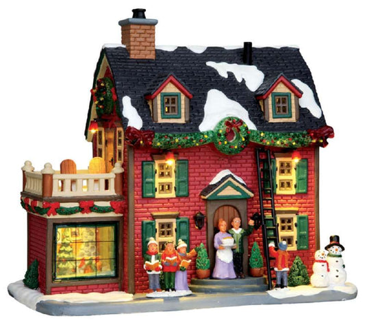 Lemax Decorating The New England Hearth 45726 Lemax Caddington Village