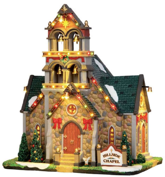 Lemax Hillside Bell Chapel, 45729 Lemax Caddington Village