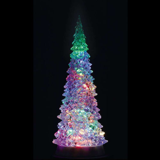 Lemax Crystal Lighted Tree, 4 Color Changeable 94510 for sale in UK