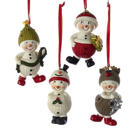 Kurt Adler NYC C4747 Kurt Adler Snowman Ornament
