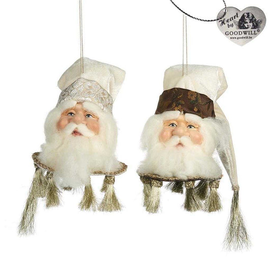 For sale in UK Goodwill Belgium Journey Santa Head Ornament J 64255