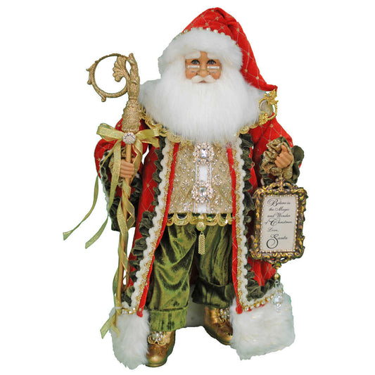 A fabolous decoration to buy in UK - Karen Didion Originals Wonder of Christmas Santa CC18-36