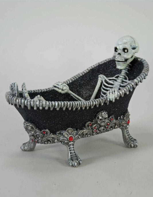 A fabolous decoration to buy in UK - Katherine's Collection 28-828202
Dead and Breakfast Skeleton in the Bathtub
