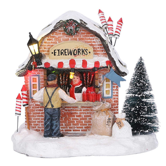 Luville Collectables Fireworks seller battery operated 1084803