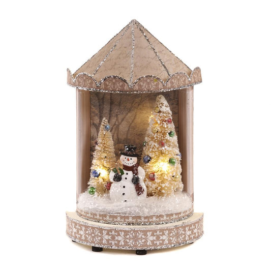 For sale in UK Led Paper Tree/Snowman Scene Y 61318