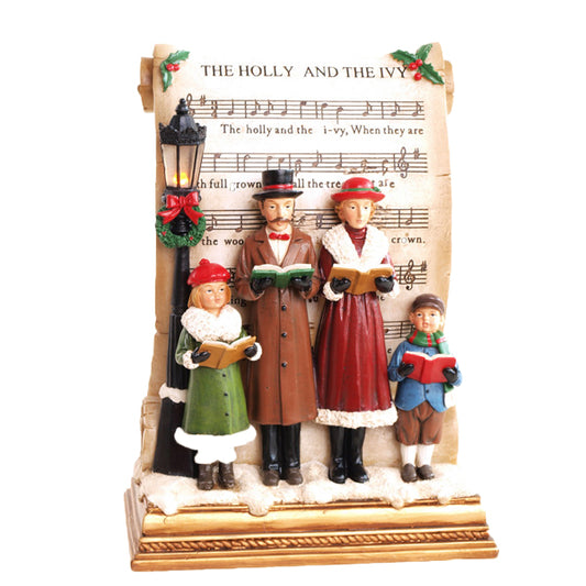 Shop now in UK Willow Brooks Secret Christmas Choir family w/light WB1174 North Pole Christmas Shop London