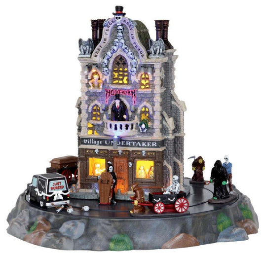 Shop now in UK Lemax Village Undertaker, With 4.5V Adaptor 25335 Lemax Spooky Town