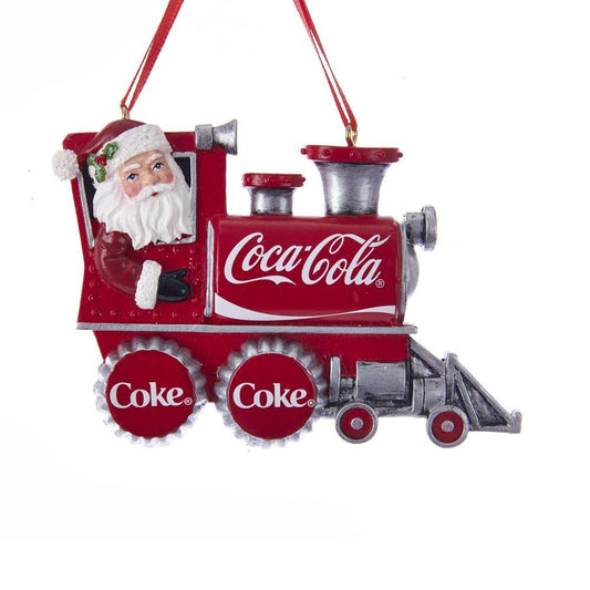 Shop now in UK Kurt Adler NYC CC2183 Coca-Cola Santa Train Ornament