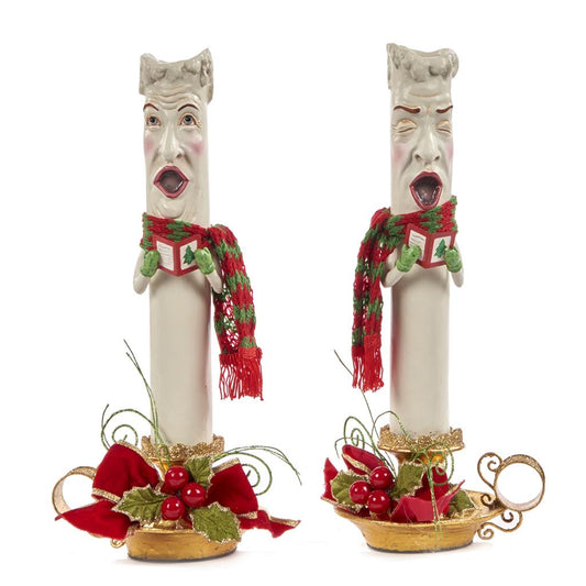 Shop now in UK Katherine's Collection Xmas Caroling Candle 2 assorted 28-828336 28-828336