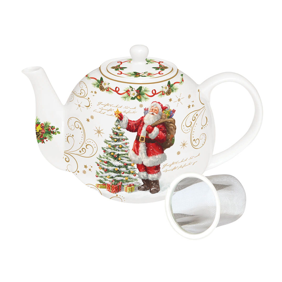 Easy Life Tableware Porcelain 1Lt teapot with infuser