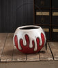 Large Red Apple With White Poison Bucket LA1388  Bethany Lowe