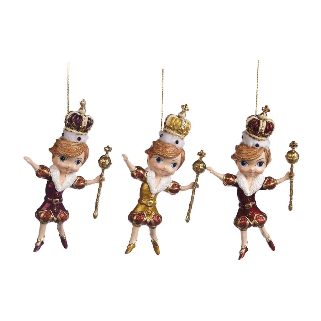 For sale in UK Royal King Ornament 3 Assorted B 97809