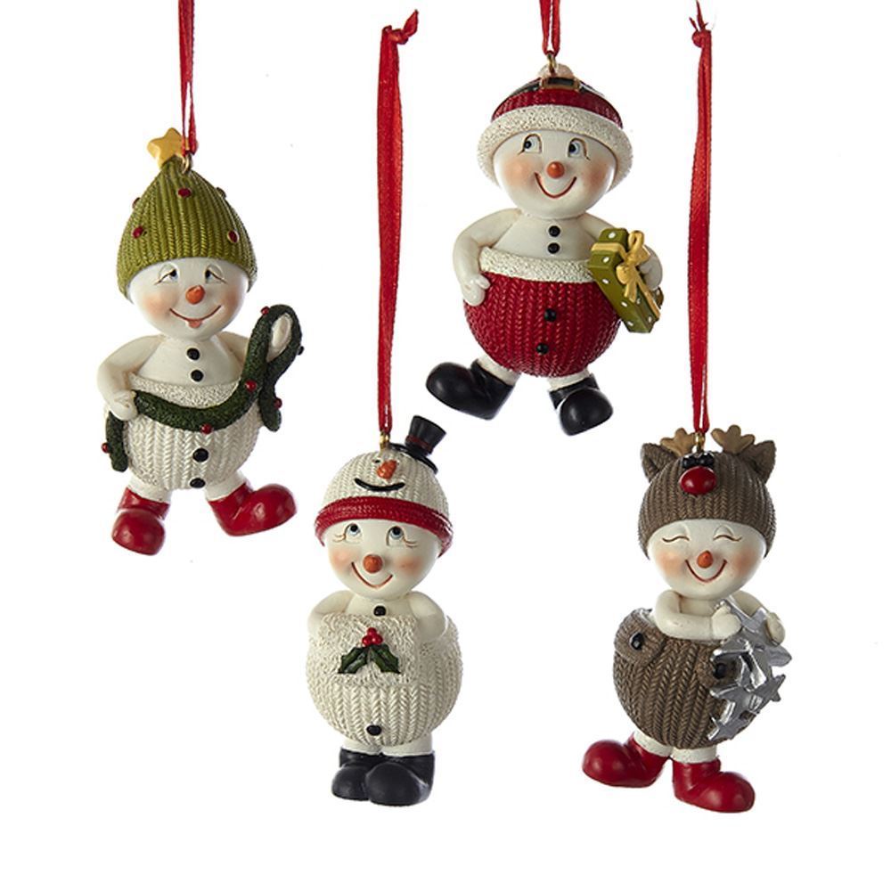 Kurt Adler NYC C4747 Kurt Adler Snowman Ornament