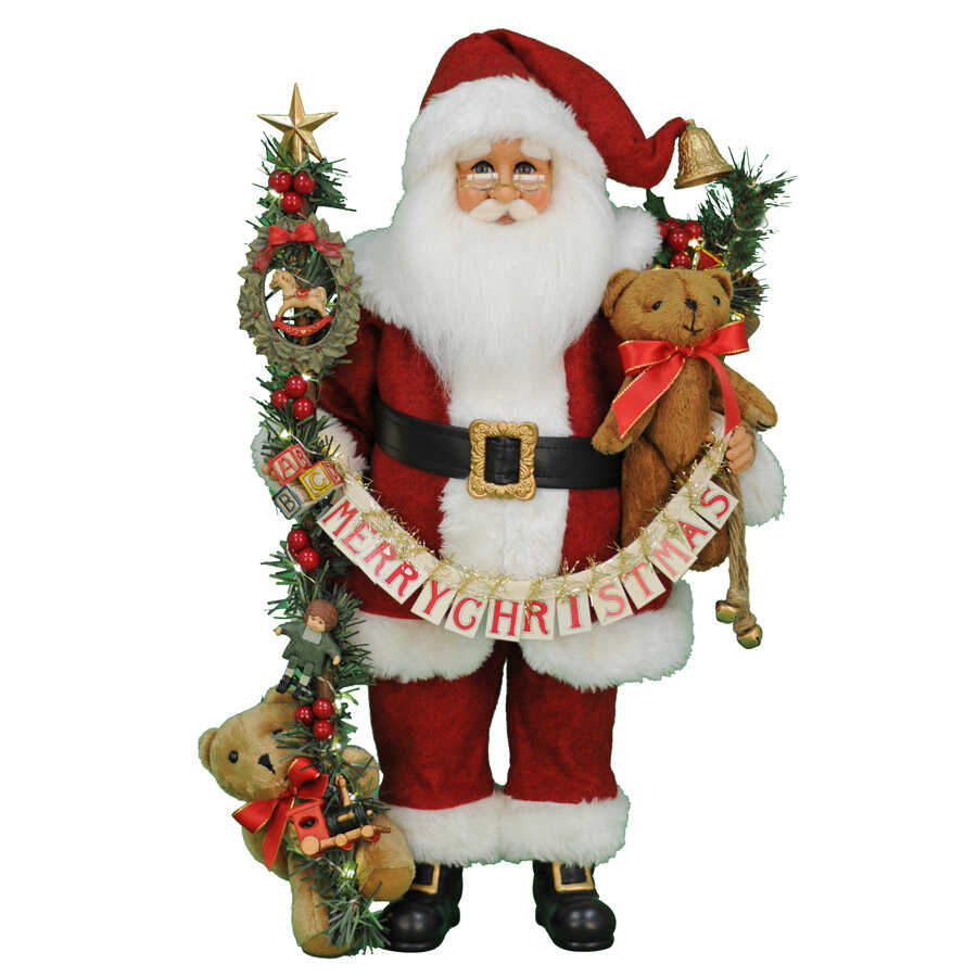 To buy in UK Karen Didion Originals Lt. Musical Christmas Santa