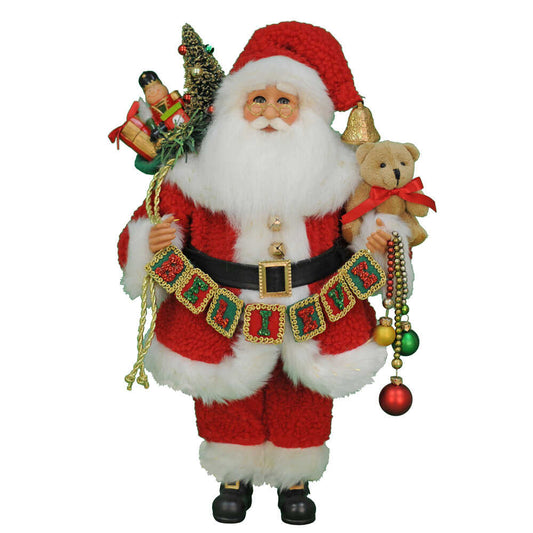 A fabolous decoration to buy in UK - Karen Didion Originals Believe Santa CC16-201