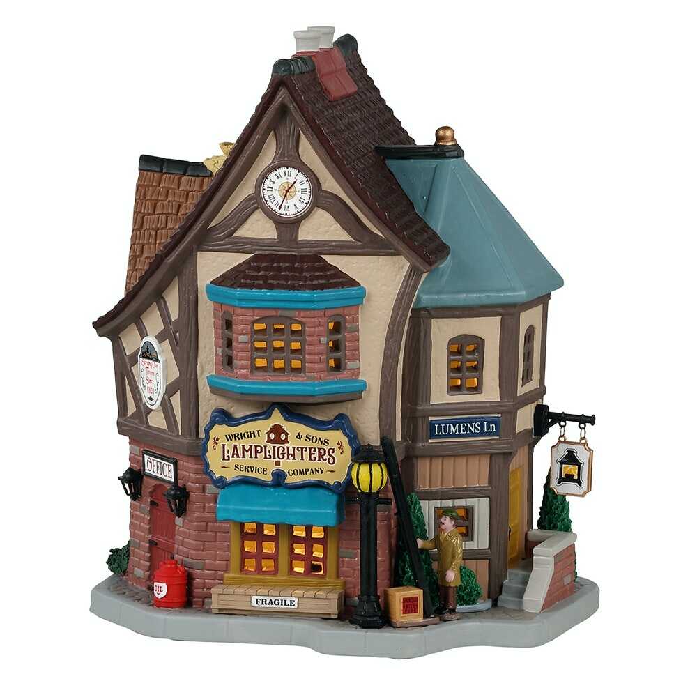 Lemax Village 2021 Wright & Sons Lamplighters 15790 for sale in UK
