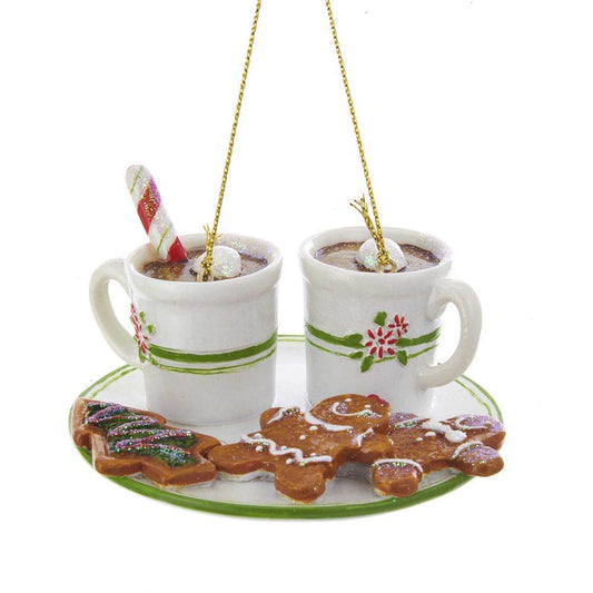 TD1597 Kurt S. Adler Afternoon tea time plate ornament for sale in UK
