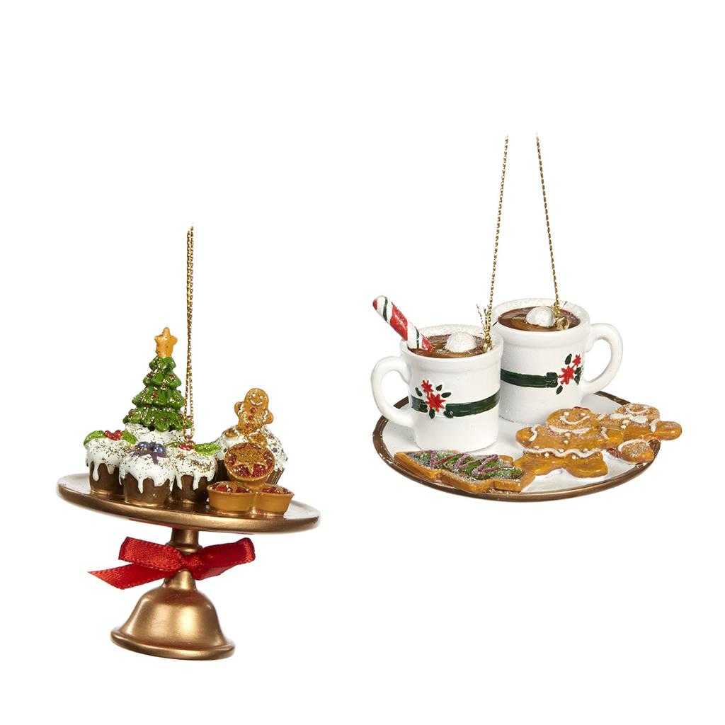 Goodwill Belgium Dessert Coffee Plate Ornament 2 Assorted TR 24744