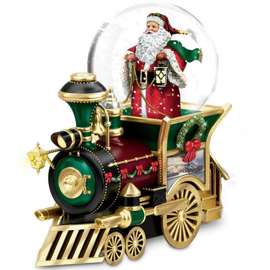 Shop now in UK Thomas Kinkade Santa Claus is coming to Town Bradford Exchange 01-11631-001