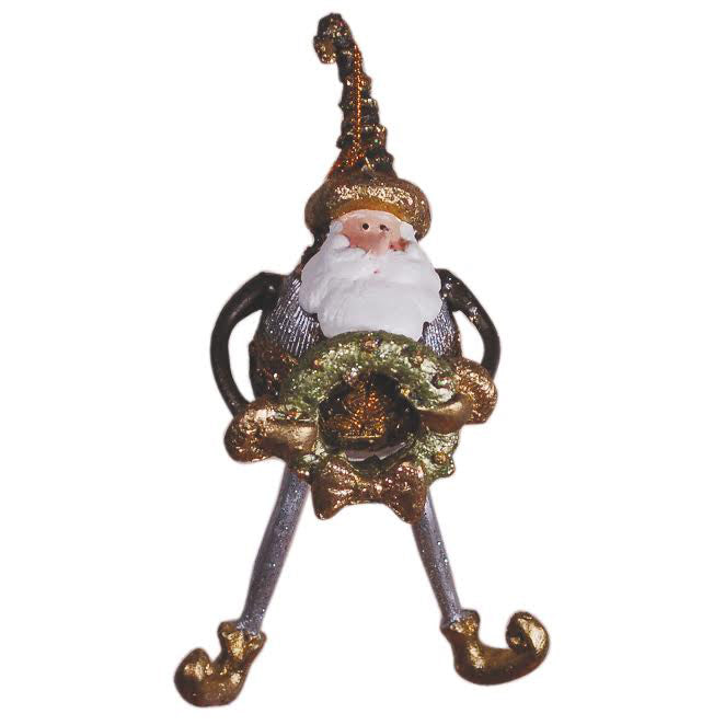 Shop now in UK North Pole Silver Wizard with Wreath