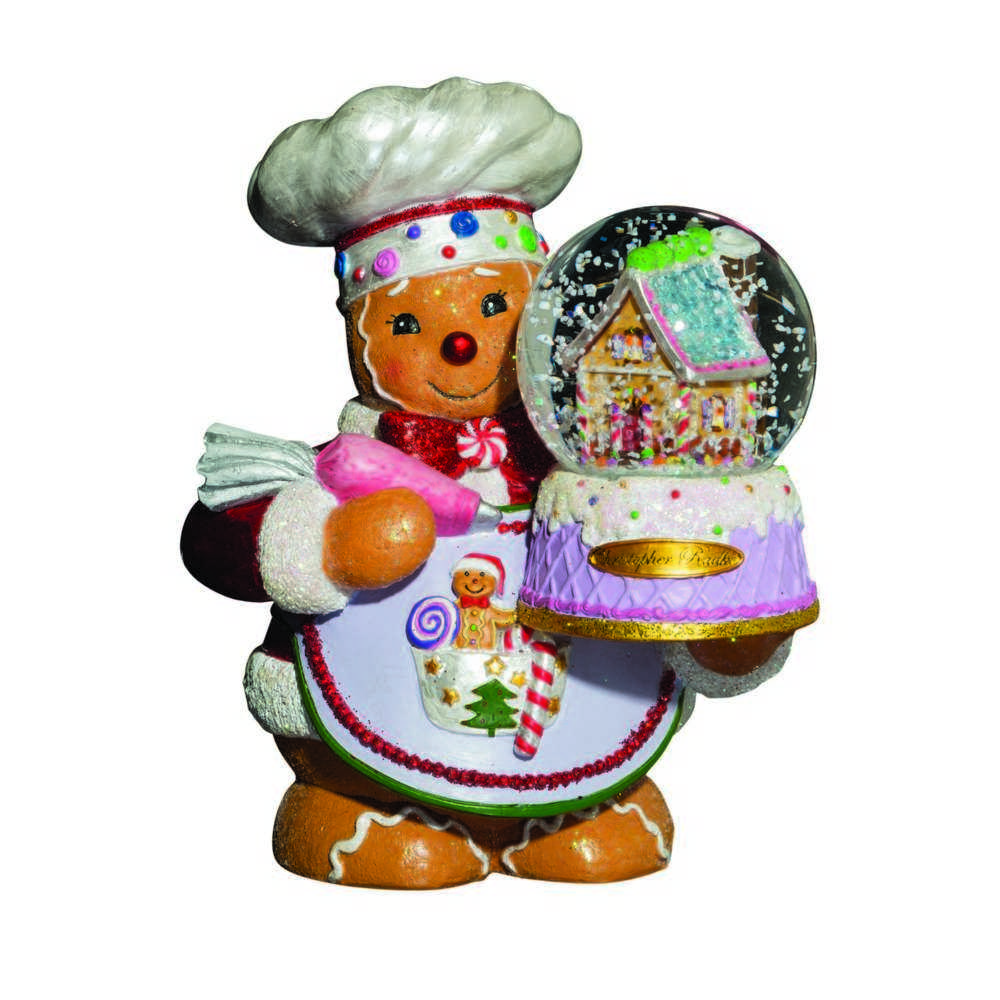 Shop now in UK Ginger Cakes Snowglobe By Christopher Radko 2012957