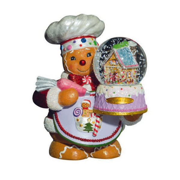 Shop now in UK Ginger Cakes Snowglobe By Christopher Radko 2012957