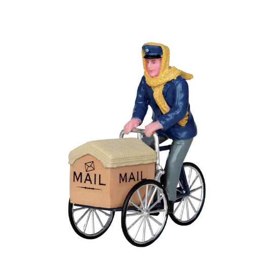 Shop now in UK Lemax Mail Delivery Cycle 22054 Lemax Figurines