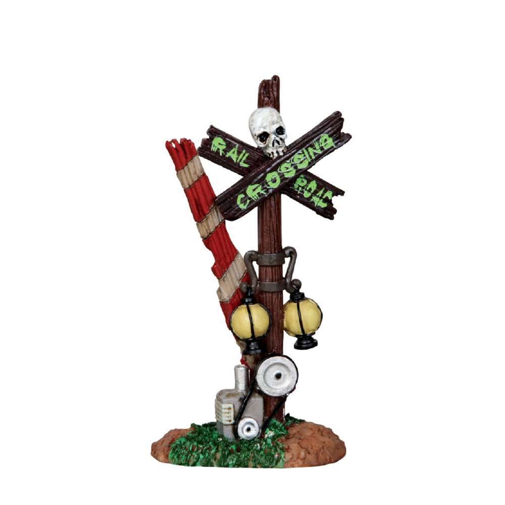 Shop now in UK Lemax Rotten Railroad Crossing 24464 Lemax Spooky Town