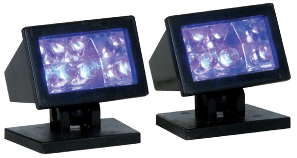 Shop now in UK Lemax Halloween Purple Light, Set Of 2, B/O (4.5V) 34974 Lemax Spooky Town