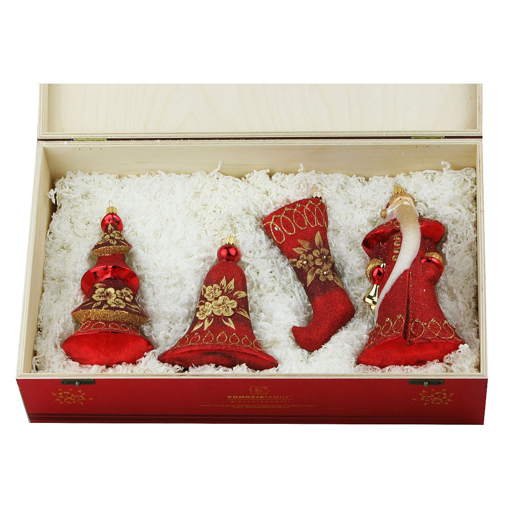Shop now in UK Komozja Family Mostowski Red Ornaments Collection  5103-2
