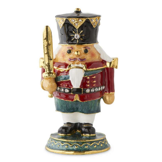 Shop now in UK K&K Interiors 53166A - Nutcracker Hinged Jewelry Box