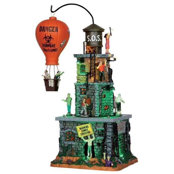 Shop now in UK Lemax Zombie Fortress, With 4.5V Adaptor 55998 Lemax Spooky Town