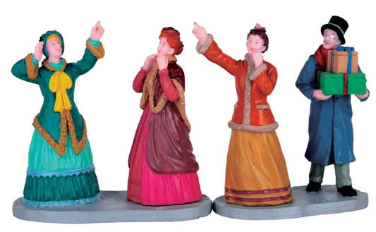 Shop now in UK Lemax Window Shoppers Set Of 2 62451 Lemax Figurines
