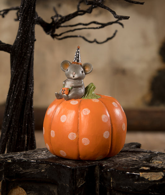 Buy in UK Bethany Lowe MA2077 Halloween Mouse On Pumpkin
