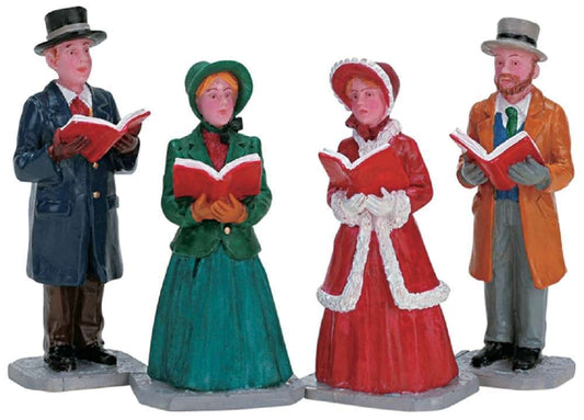 Shop now in UK Lemax Christmas Harmony Set Of 4 72403 Lemax Figurines