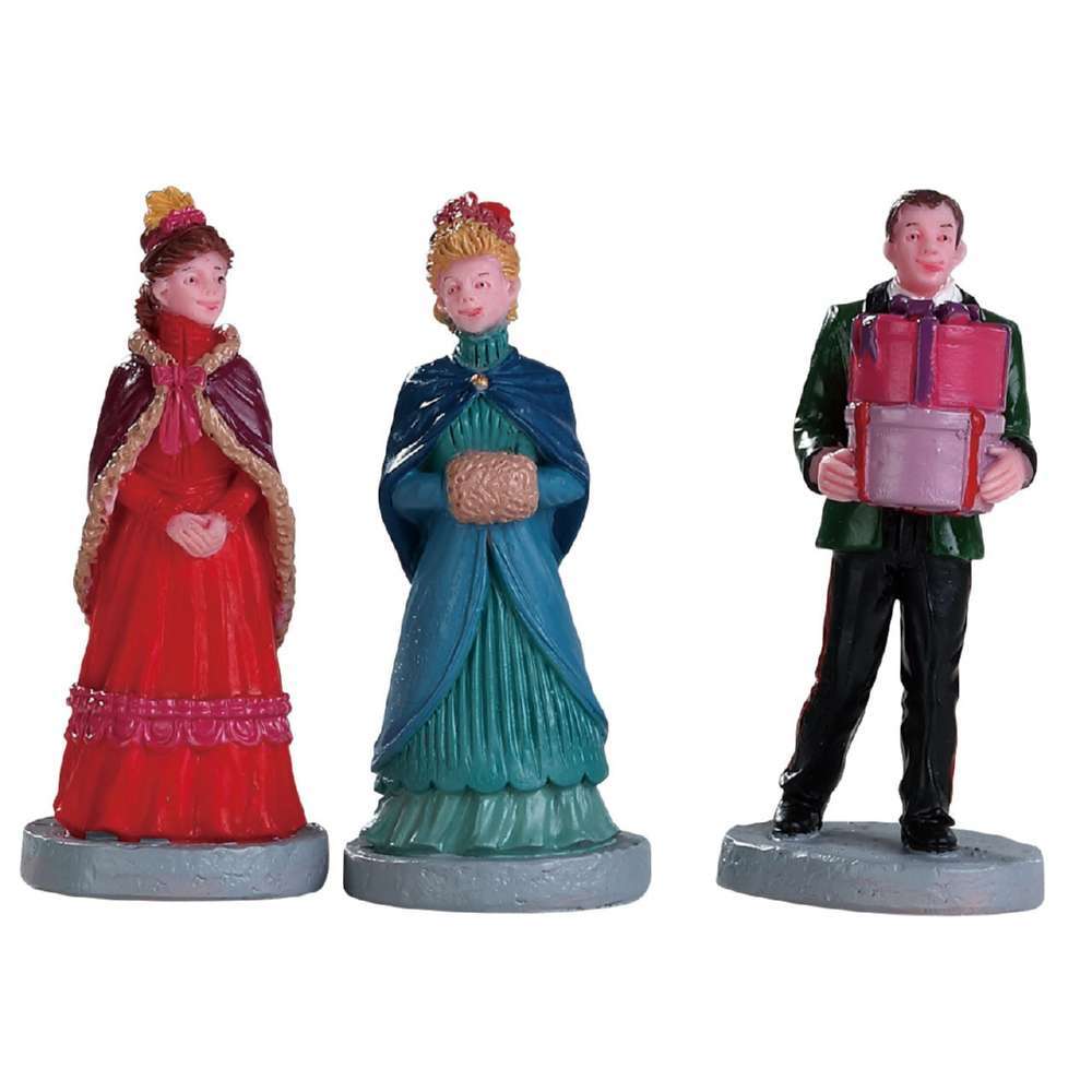 Shop now in UK Lemax New Holiday Hats Set Of 3 82597 Lemax Figurines