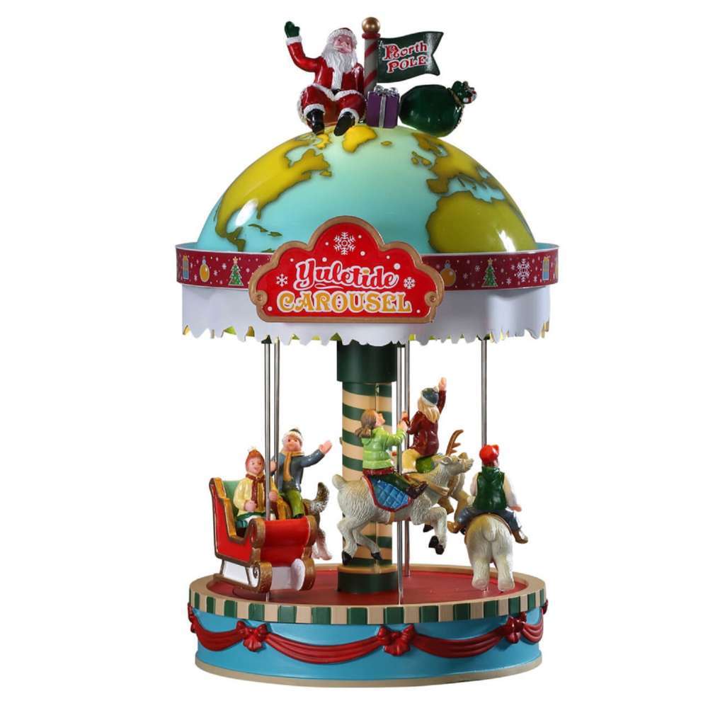 Shop now in UK Lemax Yuletide Carousel, B/O (4.5V) 94525 Lemax Santa'S Wonderland