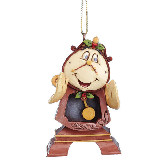 Shop now in UK Jim Shore A21429 Cogsworth Hanging Ornament Disney Traditions
