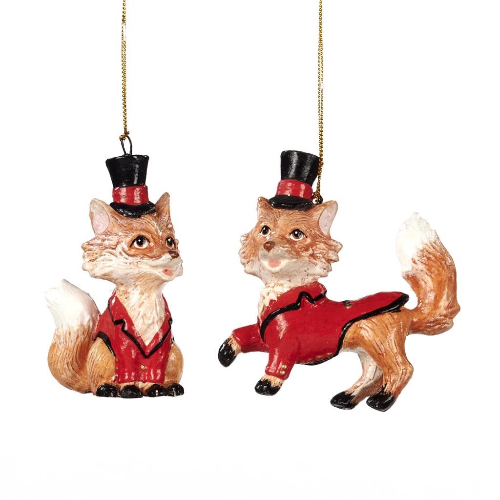 Shop now in UK Sir Fox Ornament 2 Assorted B 96051
