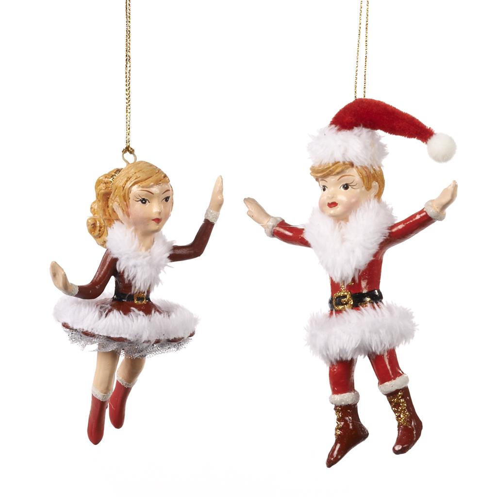 Shop now in UK Santa Boy and Girl 2 Assorted B 96752