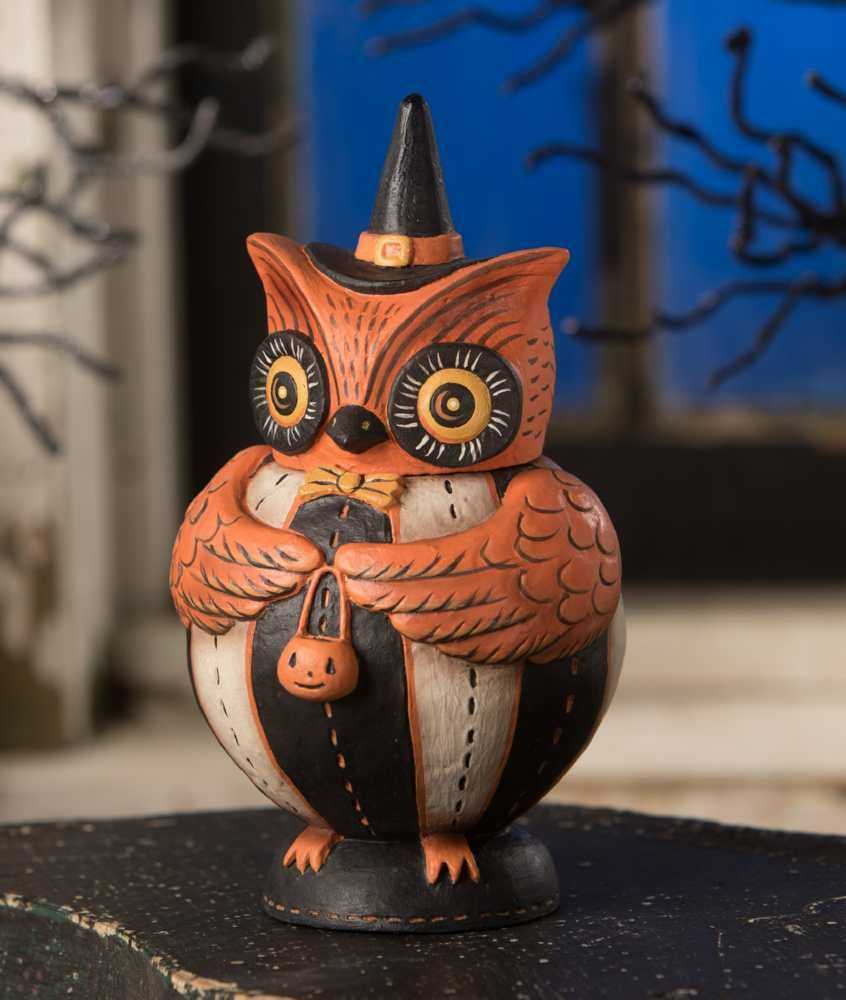 Shop now in UK Bethany Lowe JP9238 - Owlster Hoots Spooks Jar