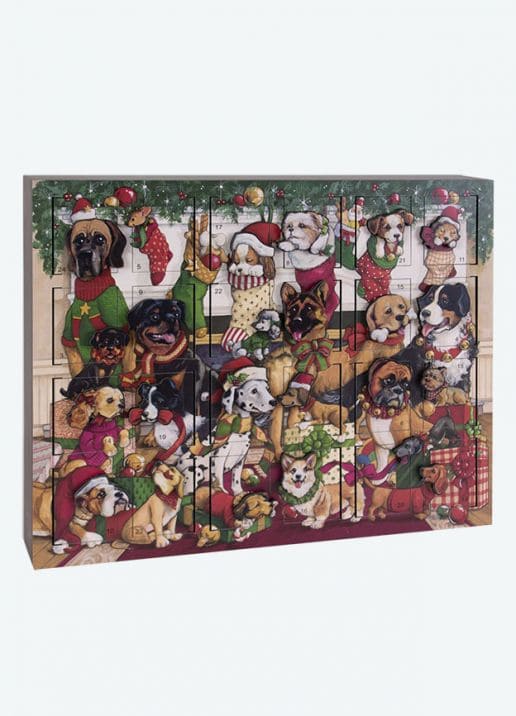 Shop now in UK Byers'Choice Dogs Christmas Advent Calendar AC22S
