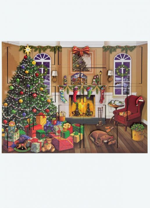 Shop now in UK Byers'Choice Christmas Tree Advent Calendar AC03BS
