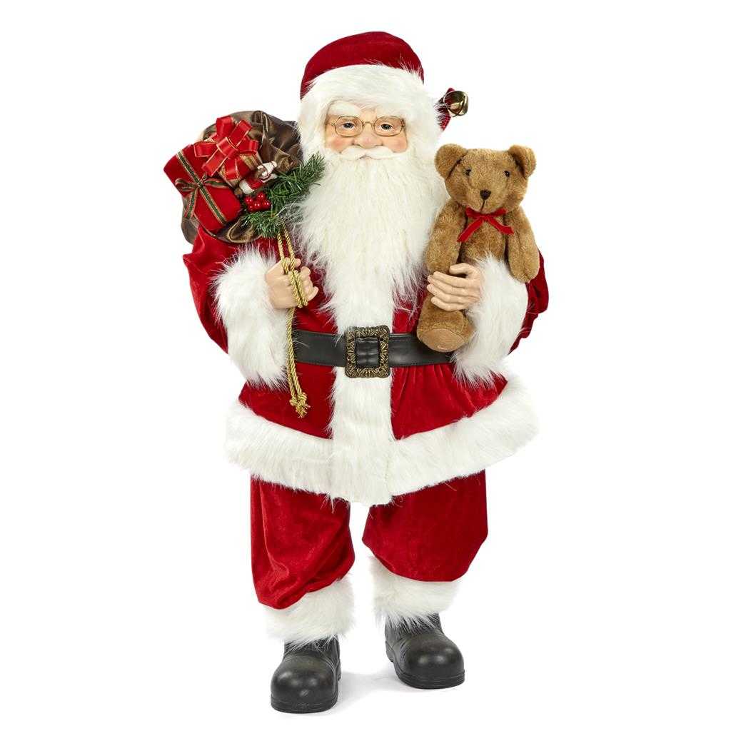 Shop now in UK Goodwill Belgium Santa with Bear and Bag C 16009