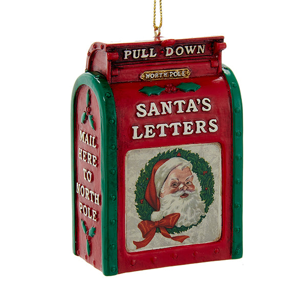 Shop now in UK Kurt S. Adler NYC C6715 Vintage Santa's Mailbox Ornament