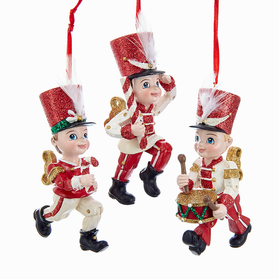 Shop now in UK Kurt S. Adler NYC C7997 North Pole Marchng Toy Soldier 3 Assorted