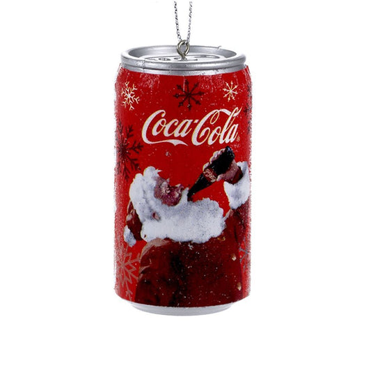 Shop now in UK Kurt Adler NYC CC1152 Coca-Cola Santa Can Ornament
