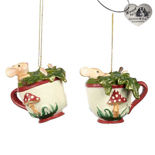 Shop now in UK Goodill Belgium 2020 B 93150 Woodland Tea Party Mouse In Cup 2 Assorted