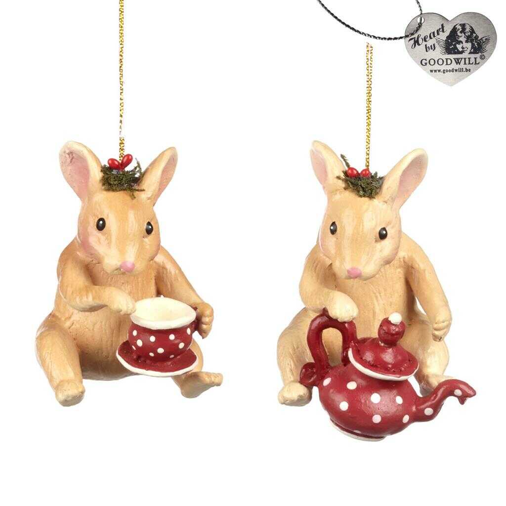 Shop now in UK Goodill Belgium 2020 B 93155 Woodland Tea Time Mouse 2 Assorted
