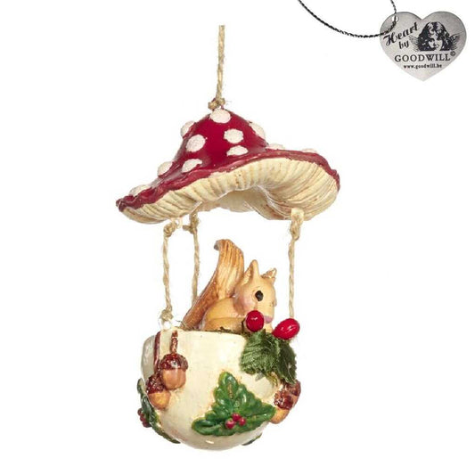 Shop now in UK Goodill Belgium 2020 B 93159 Squirrel In Mushroom Hot Air Balloon